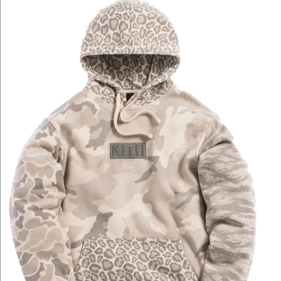 kith camo hoodie